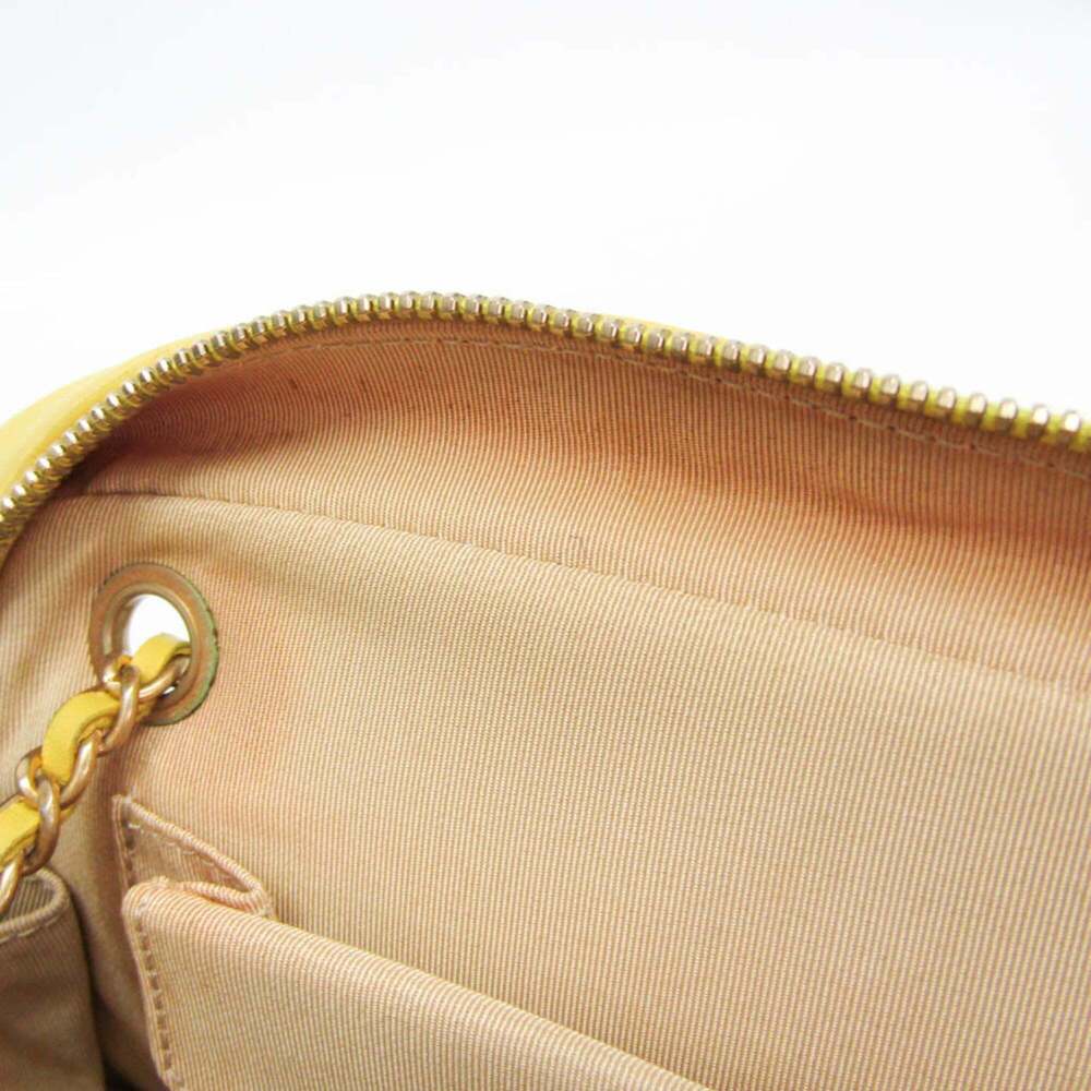 CHANEL Yellow Leather Shoulder Bag - Picture 16 of 16